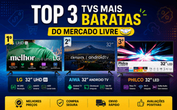 3 Smart TVs Mais Baratas pra Assistir aos Jogos da Copa