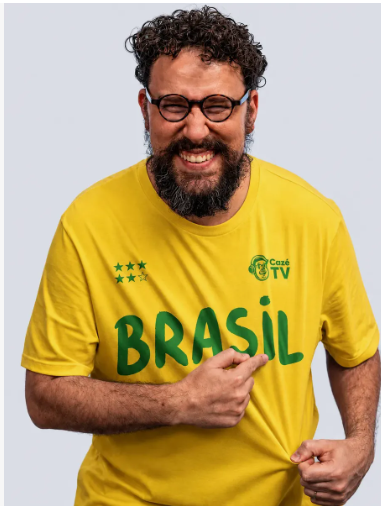 Camisa 10 Amarela Traje Cazétv