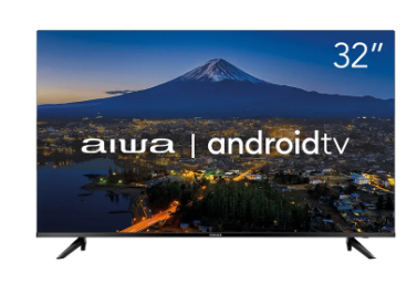 Smart TV AIWA 32 Android HD Borda Ultrafina HDR10 Dolby Áudio